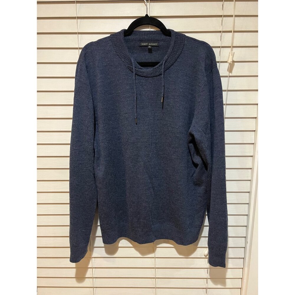 Robert Barakett 100% Merino Wool Mockneck‎ Sweater - Size XL